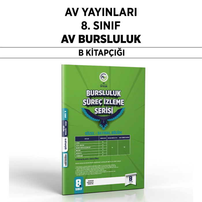 AV 08.SINIF BURSLULUK DENEME KLB SAY/SÖZ B -25-26